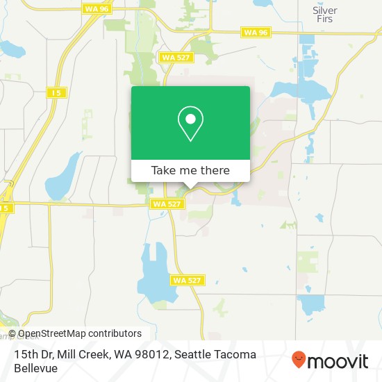 15th Dr, Mill Creek, WA 98012 map