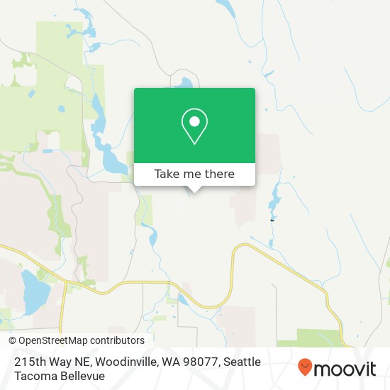 Mapa de 215th Way NE, Woodinville, WA 98077