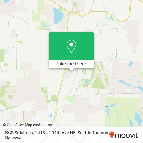 Mapa de BCS Solutions, 14134 194th Ave NE