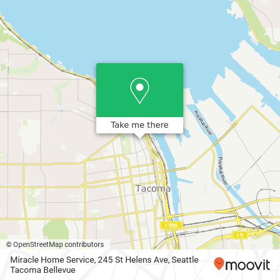 Mapa de Miracle Home Service, 245 St Helens Ave