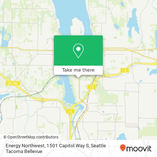 Energy Northwest, 1501 Capitol Way S map