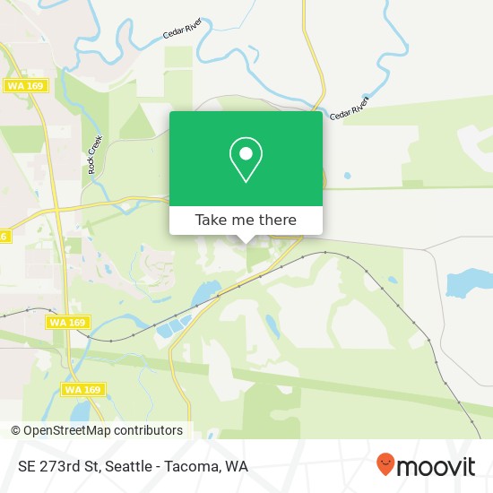 Mapa de SE 273rd St, Ravensdale, WA 98051