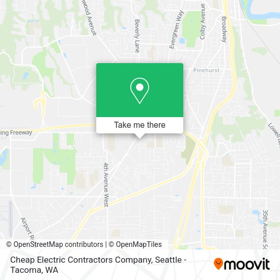 Cheap Electric Contractors Company map