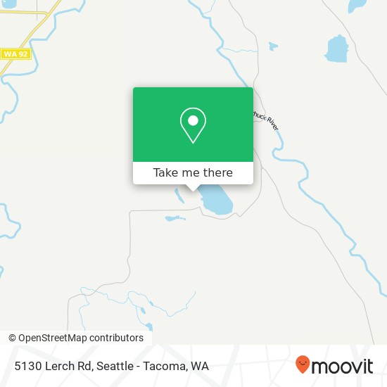 Mapa de 5130 Lerch Rd, Snohomish, WA 98290