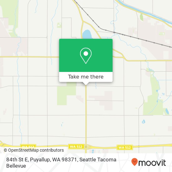 Mapa de 84th St E, Puyallup, WA 98371