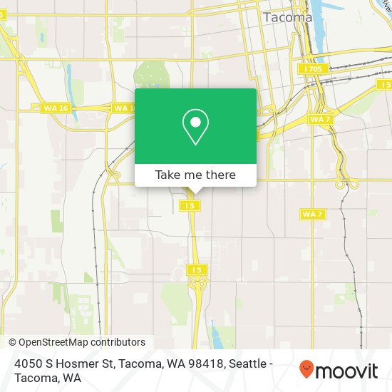 4050 S Hosmer St, Tacoma, WA 98418 map