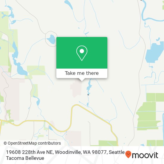 Mapa de 19608 228th Ave NE, Woodinville, WA 98077