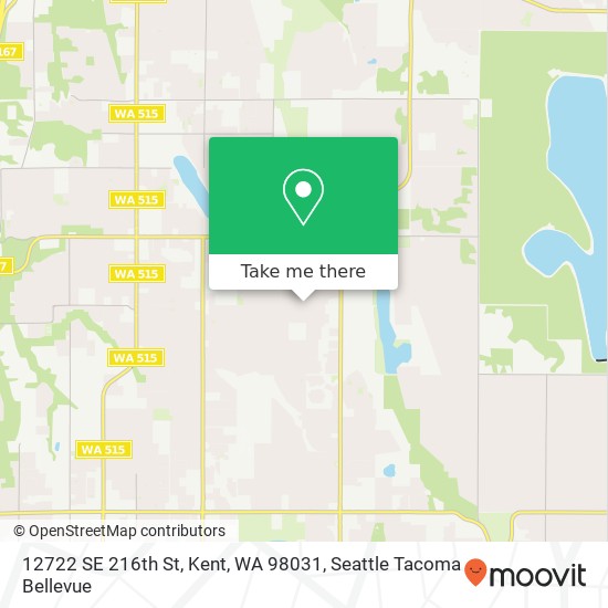 12722 SE 216th St, Kent, WA 98031 map