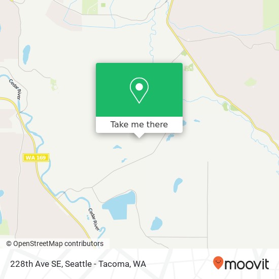 Mapa de 228th Ave SE, Maple Valley, WA 98038