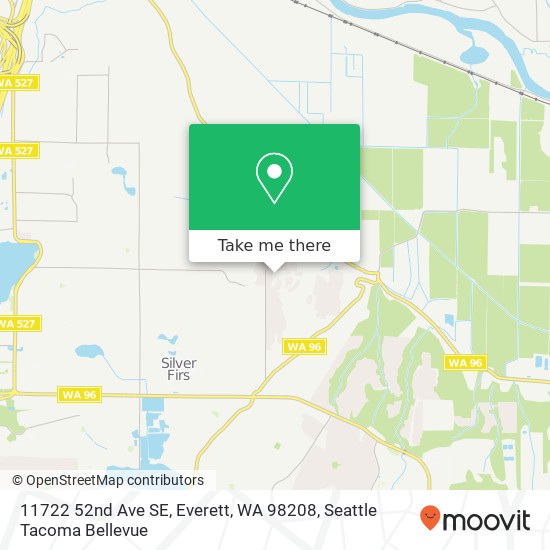 Mapa de 11722 52nd Ave SE, Everett, WA 98208