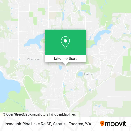 Mapa de Issaquah-Pine Lake Rd SE