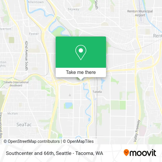 Mapa de Southcenter and 66th