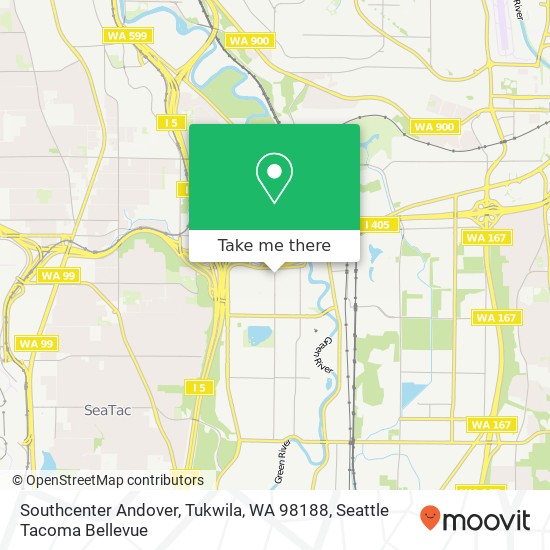 Southcenter Andover, Tukwila, WA 98188 map