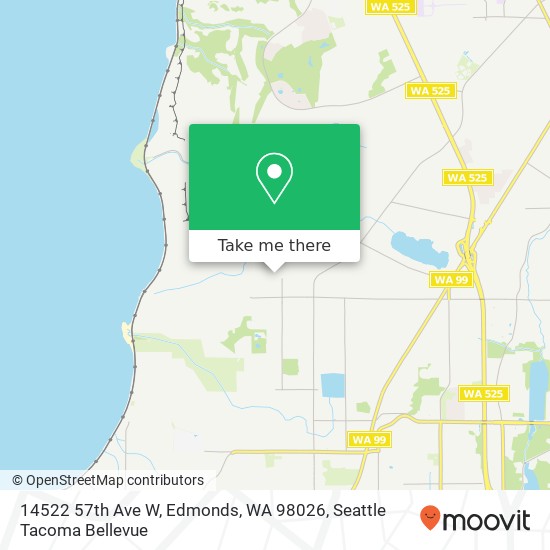 14522 57th Ave W, Edmonds, WA 98026 map