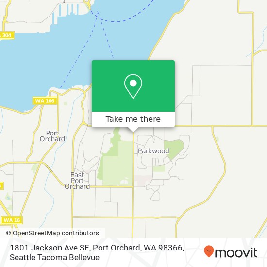 1801 Jackson Ave SE, Port Orchard, WA 98366 map