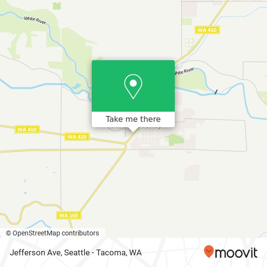 Mapa de Jefferson Ave, Buckley, WA 98321