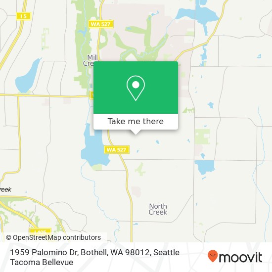 Mapa de 1959 Palomino Dr, Bothell, WA 98012