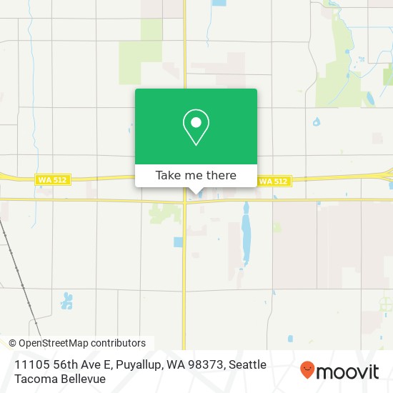 Mapa de 11105 56th Ave E, Puyallup, WA 98373