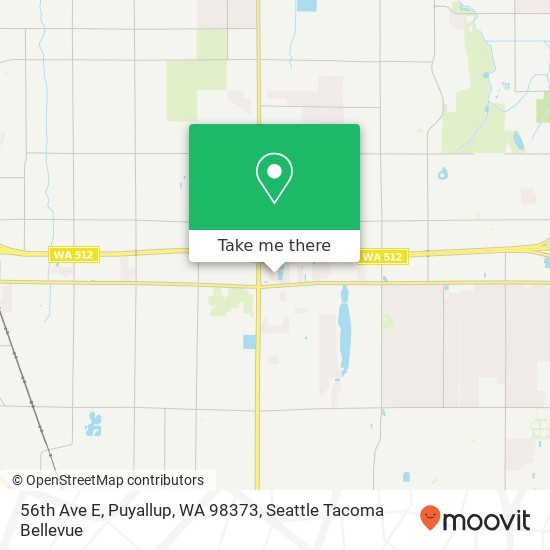 Mapa de 56th Ave E, Puyallup, WA 98373