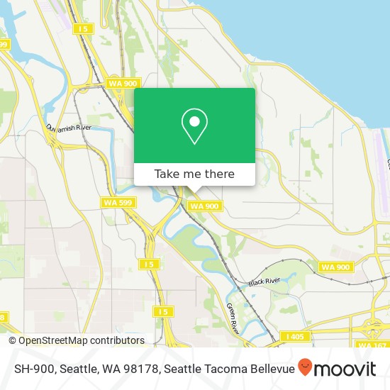 SH-900, Seattle, WA 98178 map