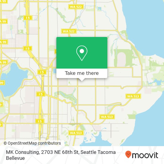 Mapa de MK Consulting, 2703 NE 68th St