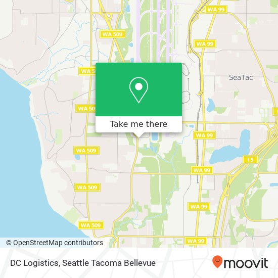 DC Logistics map