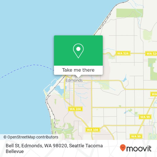 Bell St, Edmonds, WA 98020 map