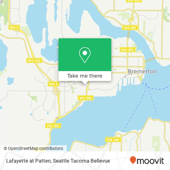 Lafayette at Patten map