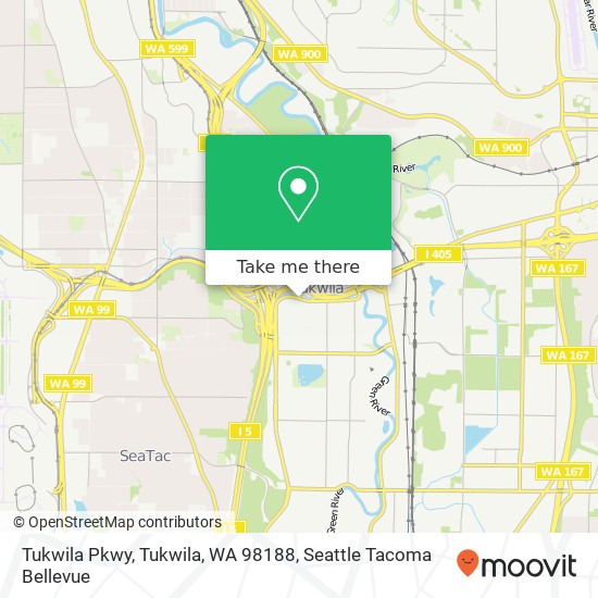 Tukwila Pkwy, Tukwila, WA 98188 map