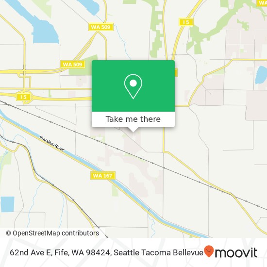 62nd Ave E, Fife, WA 98424 map