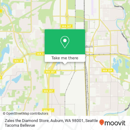 Zales the Diamond Store, Auburn, WA 98001 map