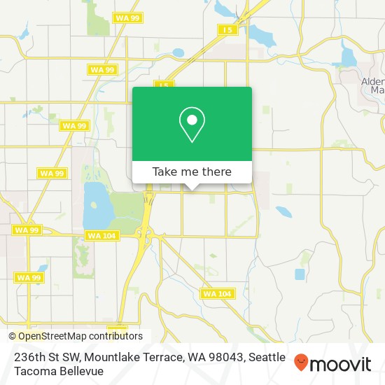 236th St SW, Mountlake Terrace, WA 98043 map