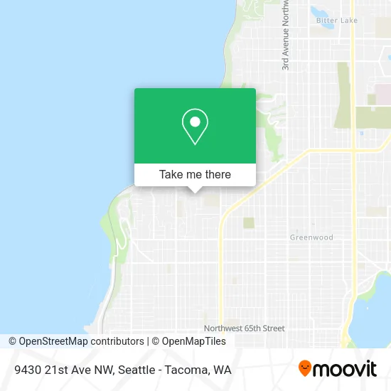 Mapa de 9430 21st Ave NW