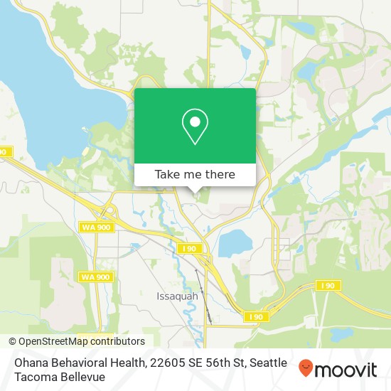 Mapa de Ohana Behavioral Health, 22605 SE 56th St