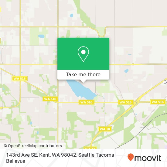 143rd Ave SE, Kent, WA 98042 map