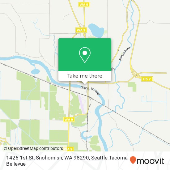 1426 1st St, Snohomish, WA 98290 map