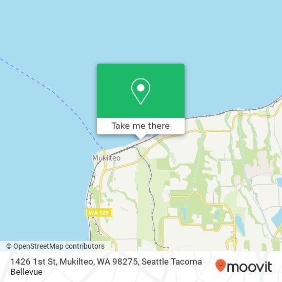 Mapa de 1426 1st St, Mukilteo, WA 98275