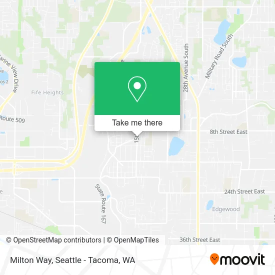Milton Way map