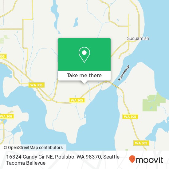 Mapa de 16324 Candy Cir NE, Poulsbo, WA 98370