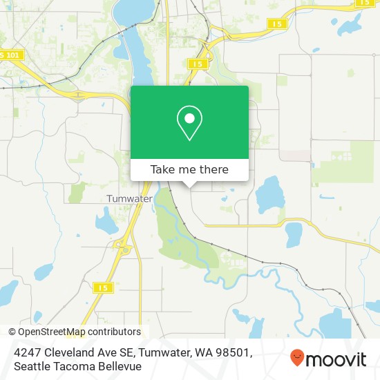 4247 Cleveland Ave SE, Tumwater, WA 98501 map