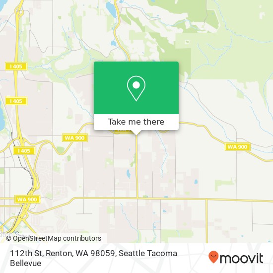 Mapa de 112th St, Renton, WA 98059