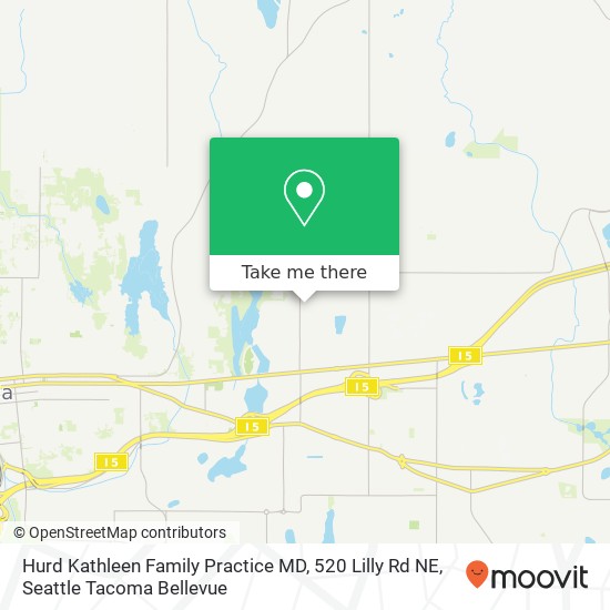 Hurd Kathleen Family Practice MD, 520 Lilly Rd NE map