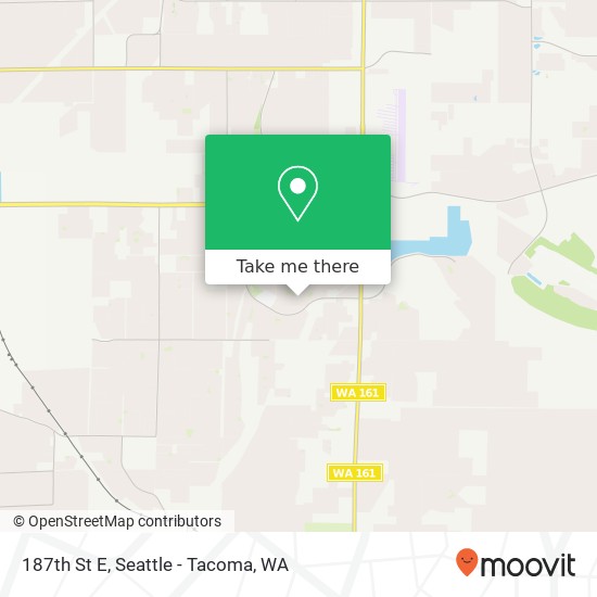 Mapa de 187th St E, Puyallup, WA 98375