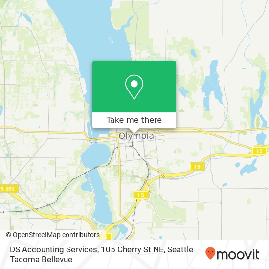 Mapa de DS Accounting Services, 105 Cherry St NE