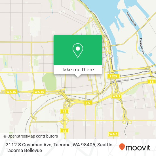 2112 S Cushman Ave, Tacoma, WA 98405 map