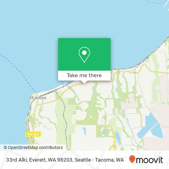 33rd Alki, Everett, WA 98203 map