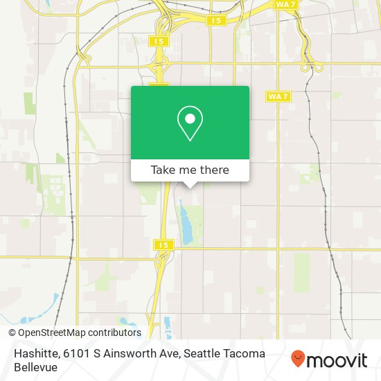 Hashitte, 6101 S Ainsworth Ave map