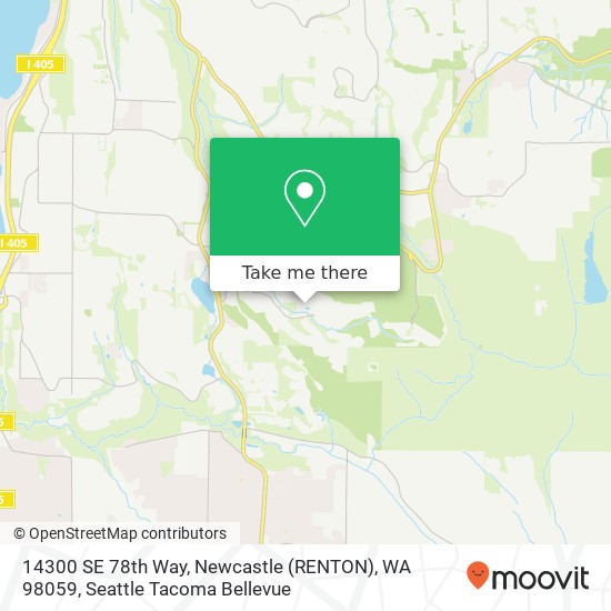 14300 SE 78th Way, Newcastle (RENTON), WA 98059 map