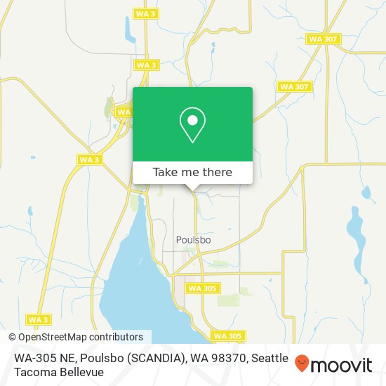WA-305 NE, Poulsbo (SCANDIA), WA 98370 map