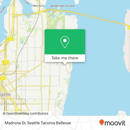 Madrona Dr, Seattle, WA 98112 map